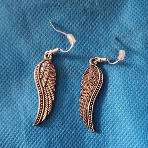 Elegant Gold Wing Earrings